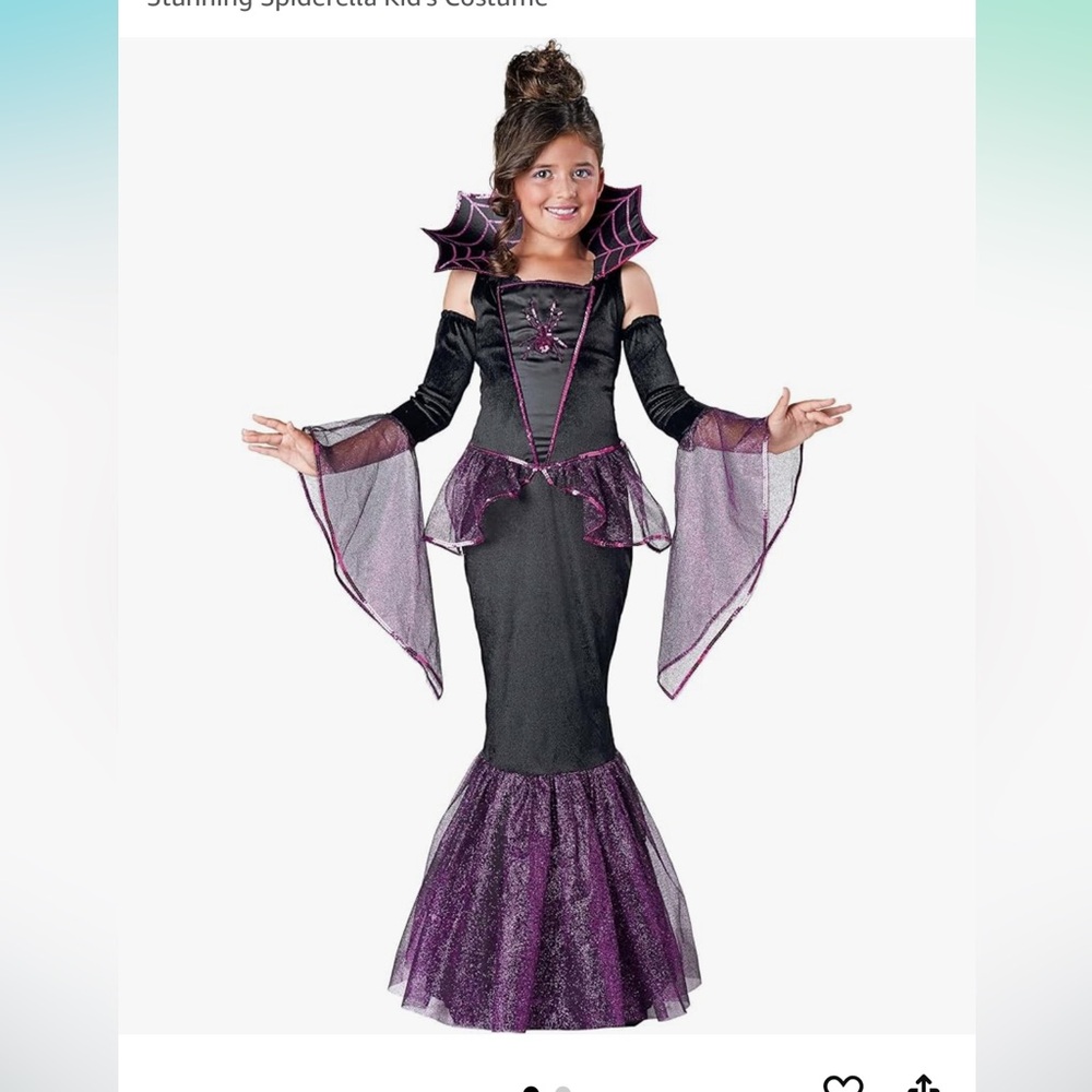 Spiderella Kid’s Costume Sz M (8-10)